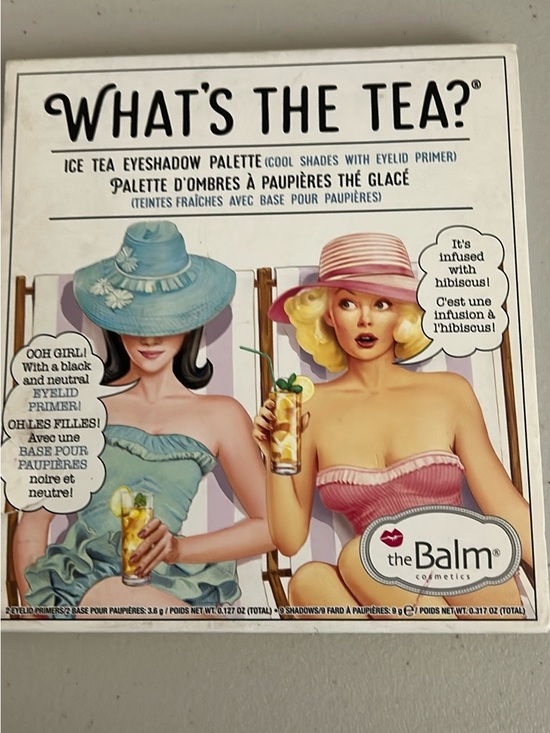 theBalm Other - theBalm "What's The Tea?" Ice Tea Eyeshadow Palette - Pink & Aqua Packaging